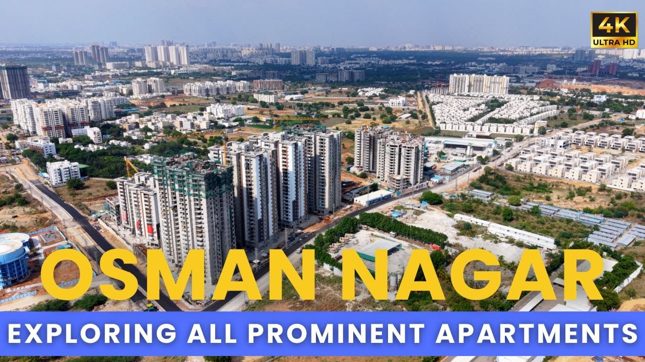 Osman Nagar : One of the Best Micro Markets in West Hyderabad || Exploring All Prominent Apartments