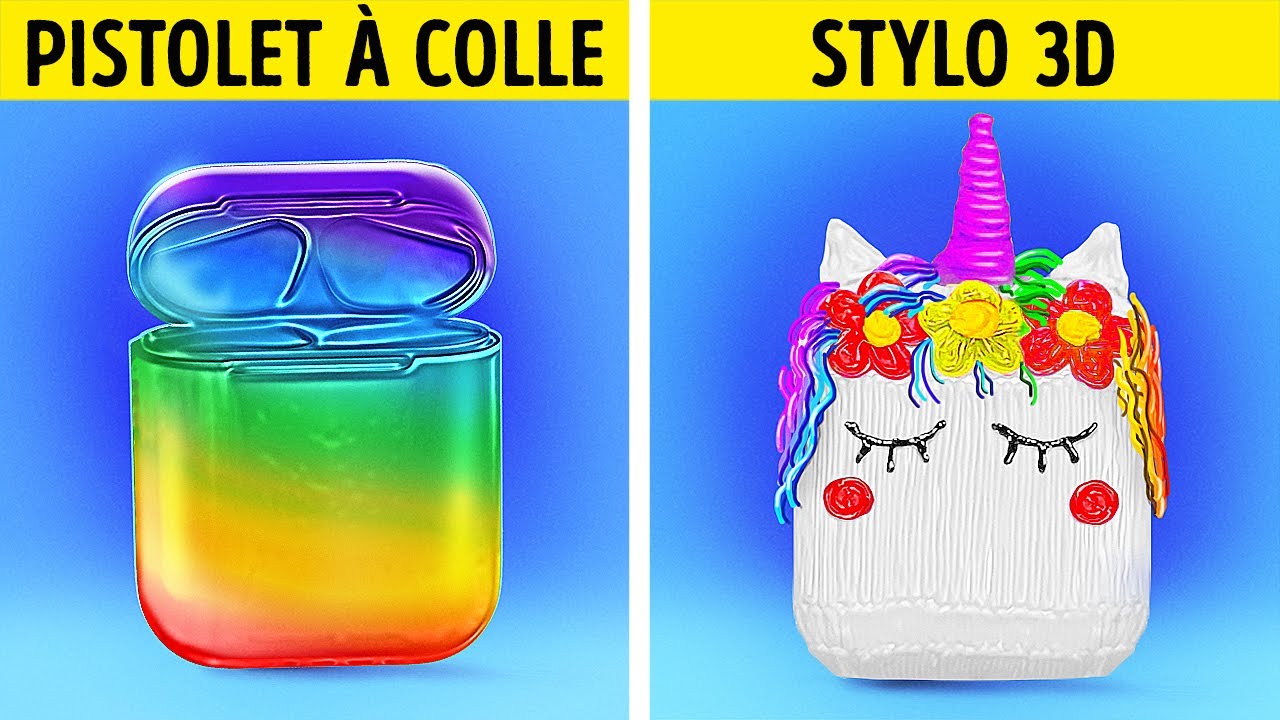 Créations avec un stylo 3D et de la colle chaude. Créations, bijoux DIY et astuces de réparation