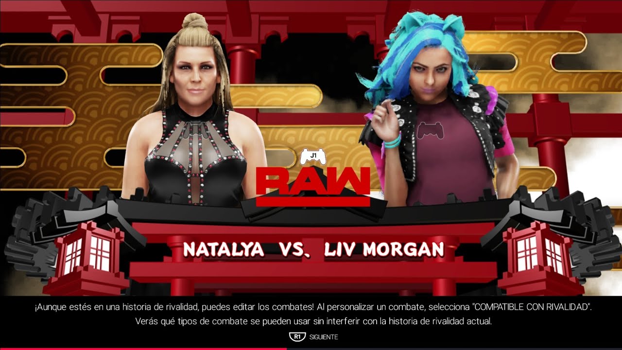 WWE 2k19 Natalya vs Sonata Dusk 
