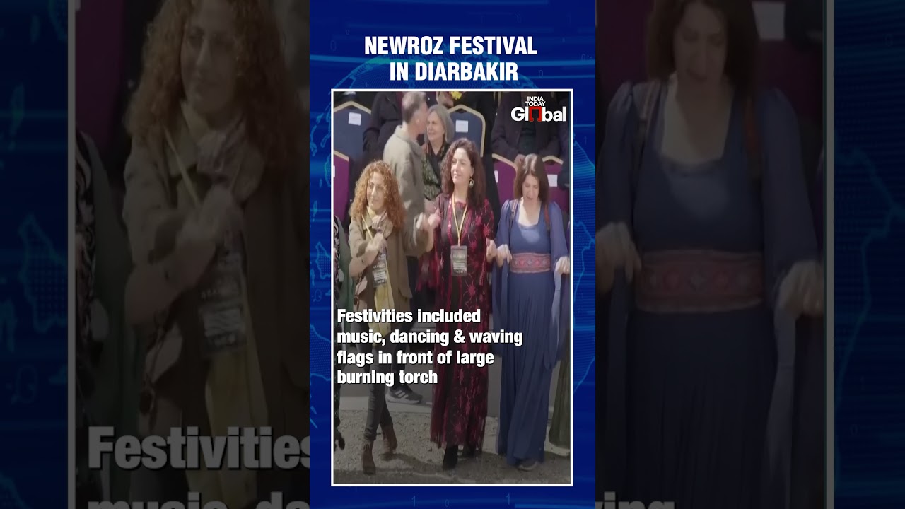 Kurds Celebrate Newroz Festival in Diyarbakir Amid Ceasefire Announcement | 
