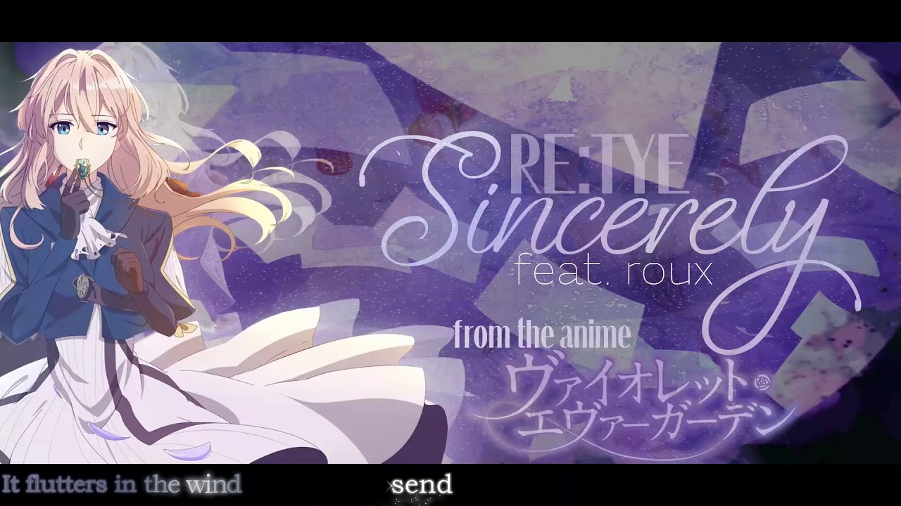 "Sincerely" English Cover - Violet Evergarden OP (feat. roux)