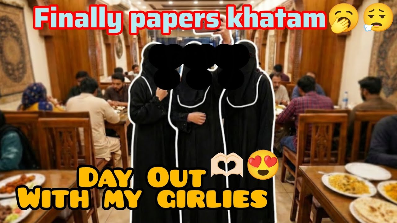 Papers over🥳Sudden plan for outing with my girlies
