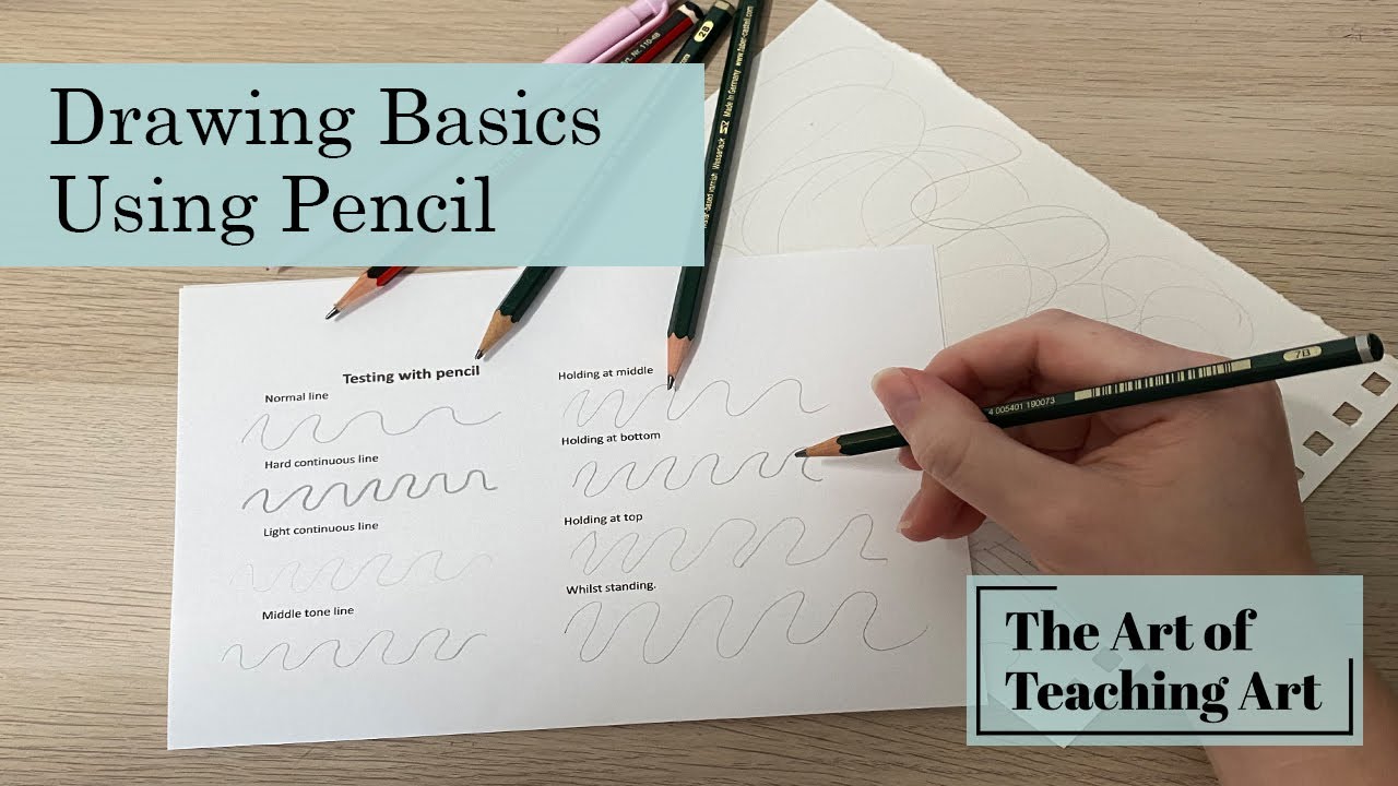 Drawing Basics -  Exploring Line and Grip in Pencil