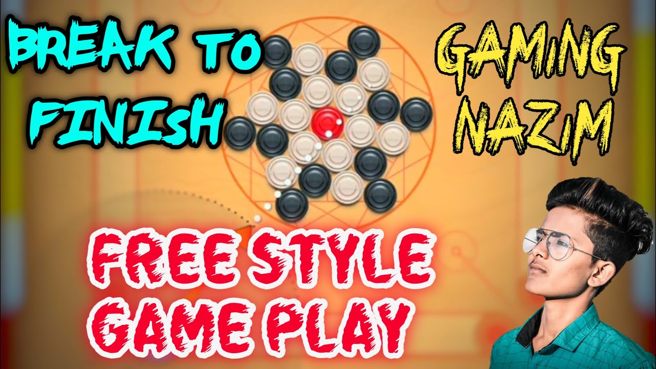 FREE STYLE GAME PLAY |Carrom Desi pool | कैरम पूल गेम खेलते हैं| Gaming Nazim