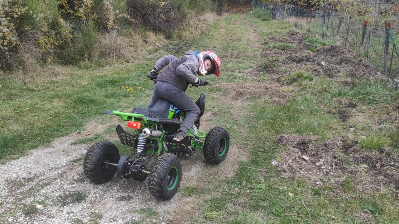Quad enfant 125 Lifan 4 temps Apollo Hurricane SmallMX Antonin !