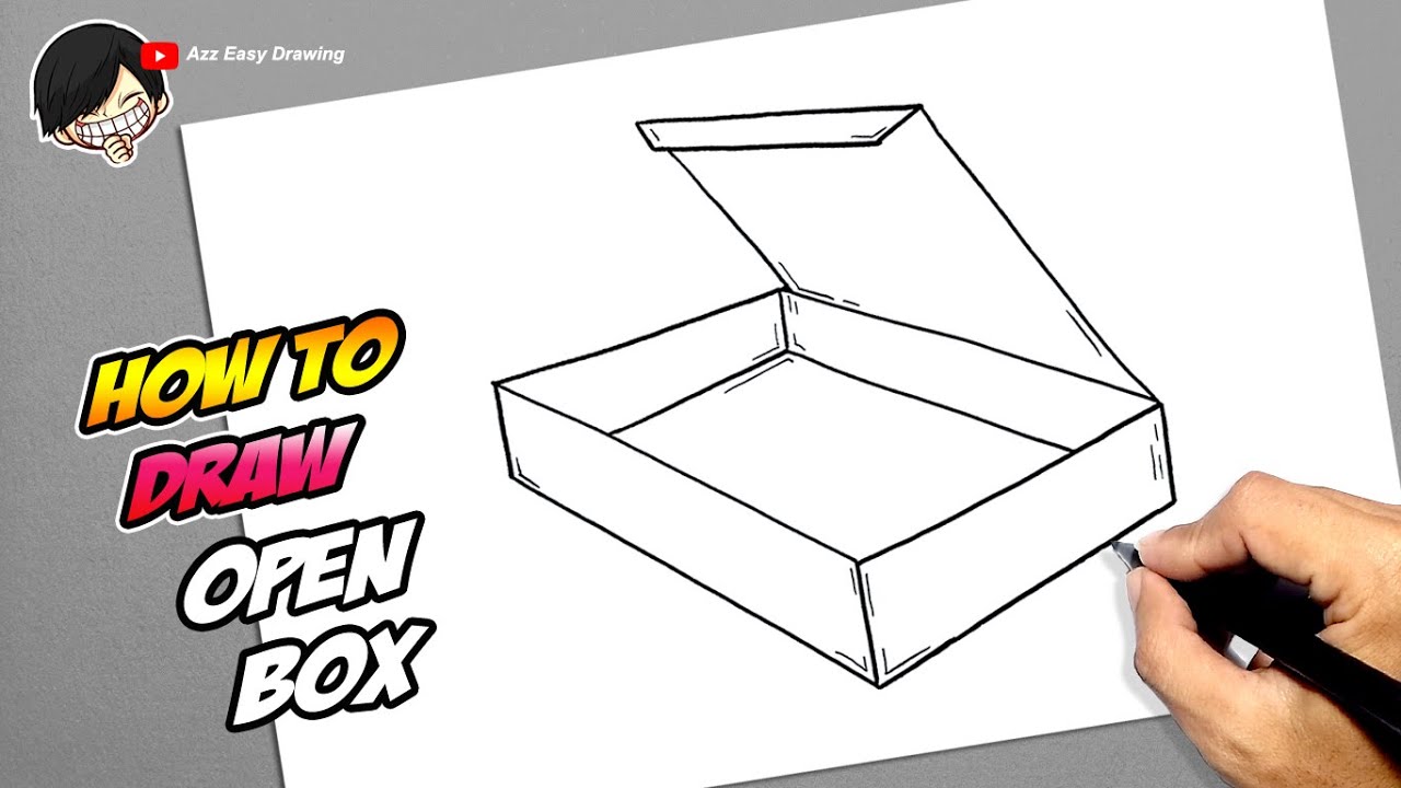 How to draw Open Box