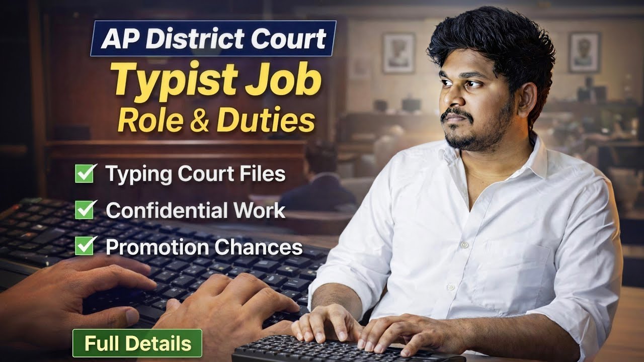 AP District Court Typist Job Reality | Duties, Work Pressure & Career Growth