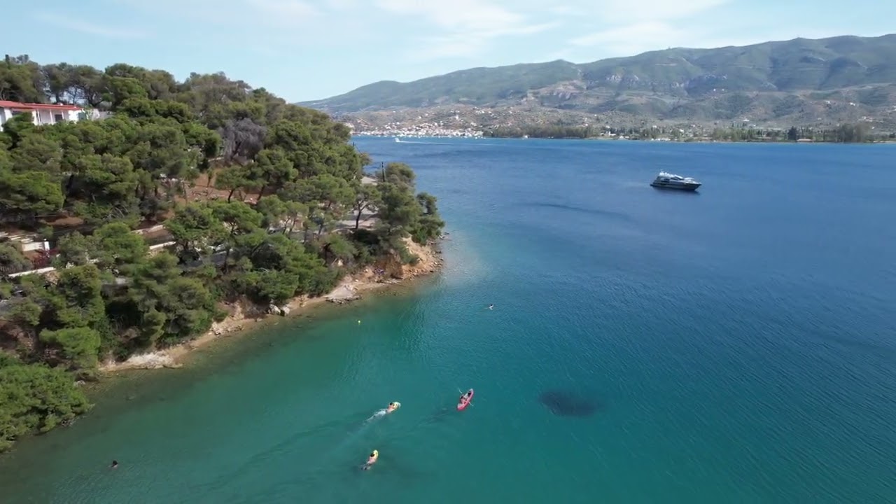 ΠΟΡΟΣ 2022 (1080p)(Πολη - hotel Golden View Beach - παραλια Λιμανακι της Αγαπης - Ρωσικος Νασταθμος)