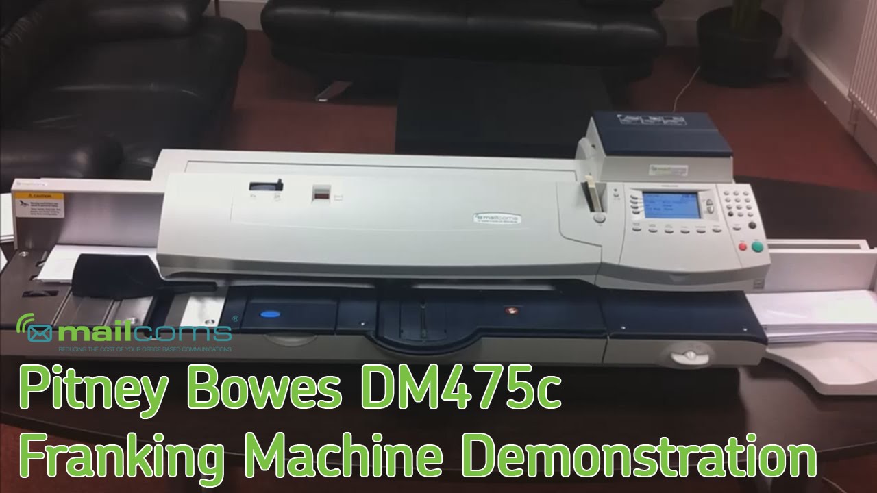Franking Machines - Pitney Bowes DM475c Franking Machine