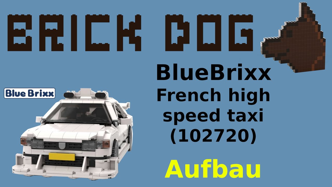 BlueBrixx Spezial - French high speed taxi (102720) - Aufbau
