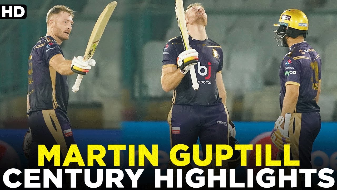 Martin Guptill Superb Century 💯 in HBL PSL Against Karachi Kings | HBL PSL 8 | MI2A