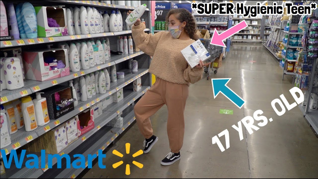 TEEN GOES NO BUDGET HYGIENE SHOPPING @WAL-MART (+HAUL)