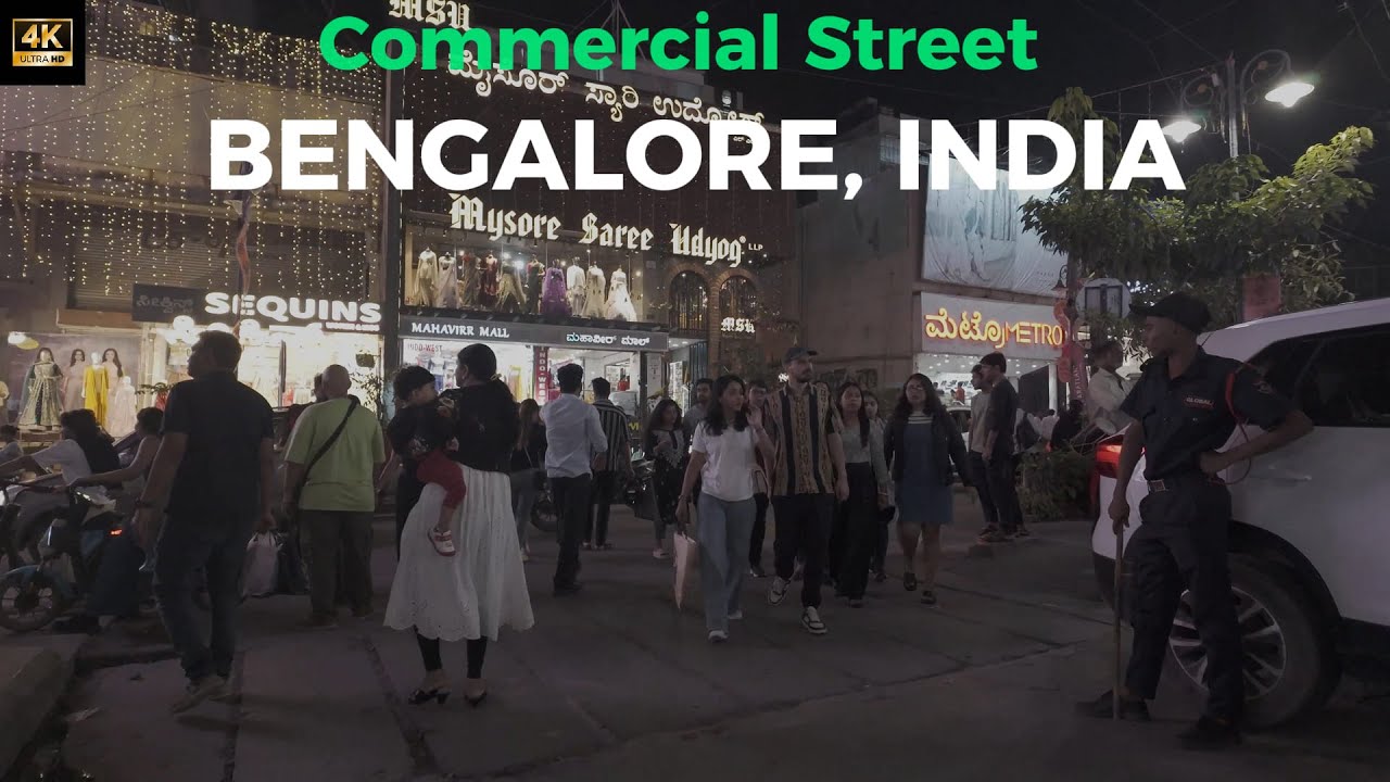 Exploring Commercial Street Bangalore | A Vibrant Walking Tour of Shopping & Culture 🛍️🍴