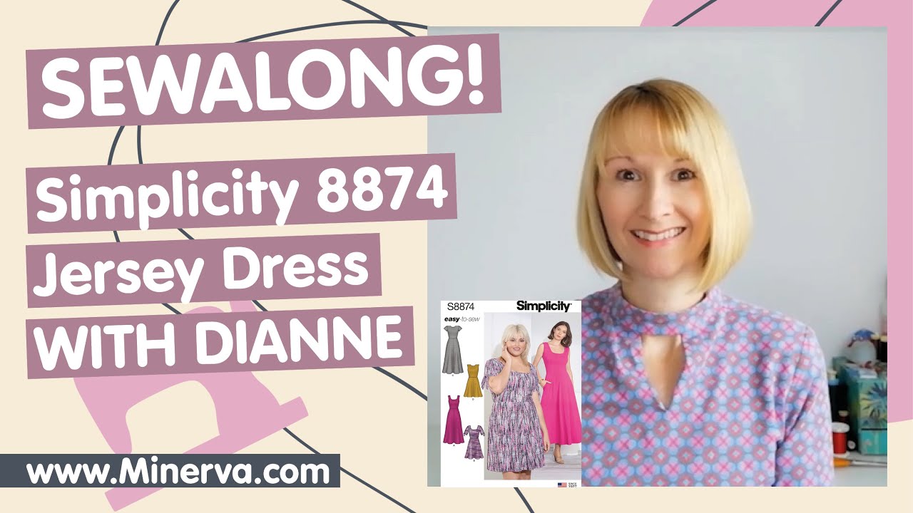 Minerva Sew-Along - Simplicity 8874 Jersey Dress