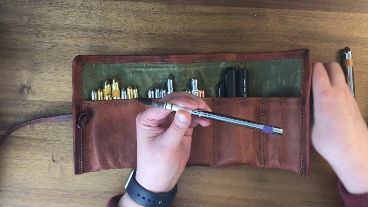 My Collection of Travel Watercolor Brushes
