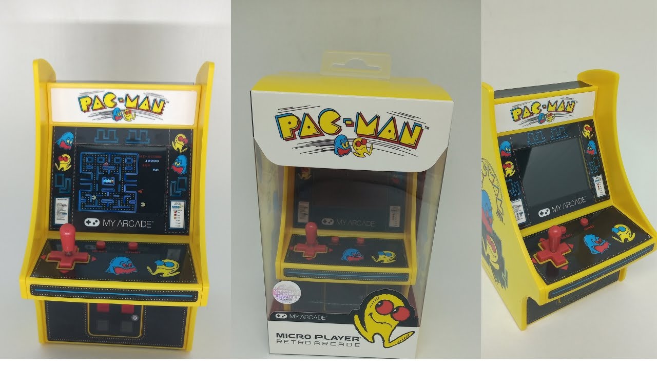 UNBOXING DO MINI FLIPERAMA PAC MAN - DREAMGEAR DGUNL-3220