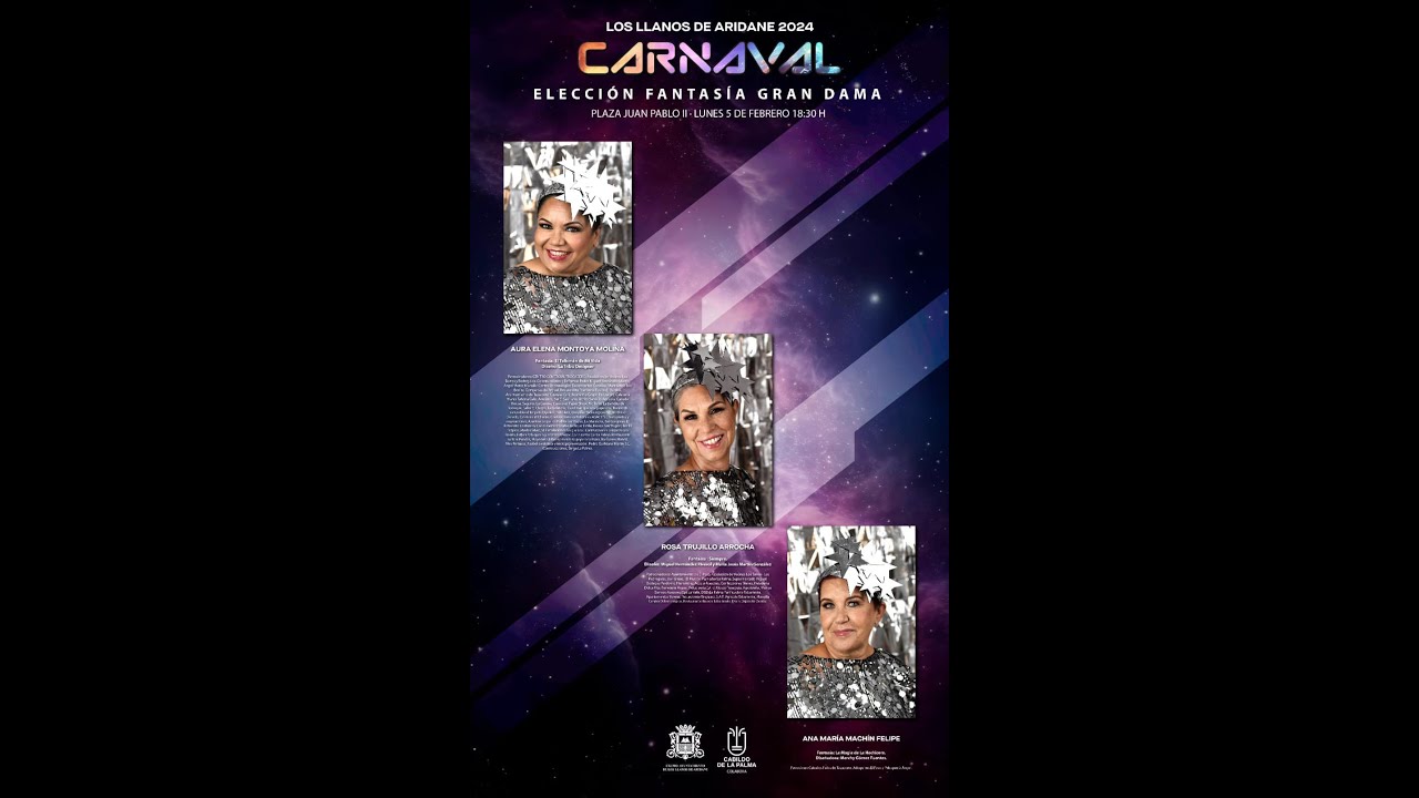 Gala Elección Fantasía Gran Dama del Carnaval de Los Llanos de Aridane 2024
