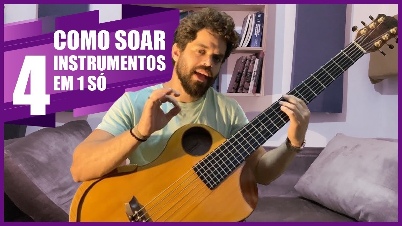 Tocando quatro instrumentos em um só | Filipe Moreno
