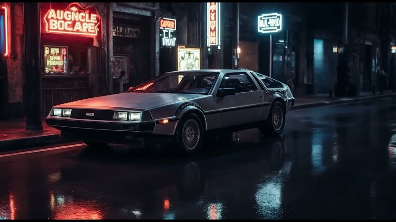 Time Machine Vibes | DeLorean in the City & Chill Beats