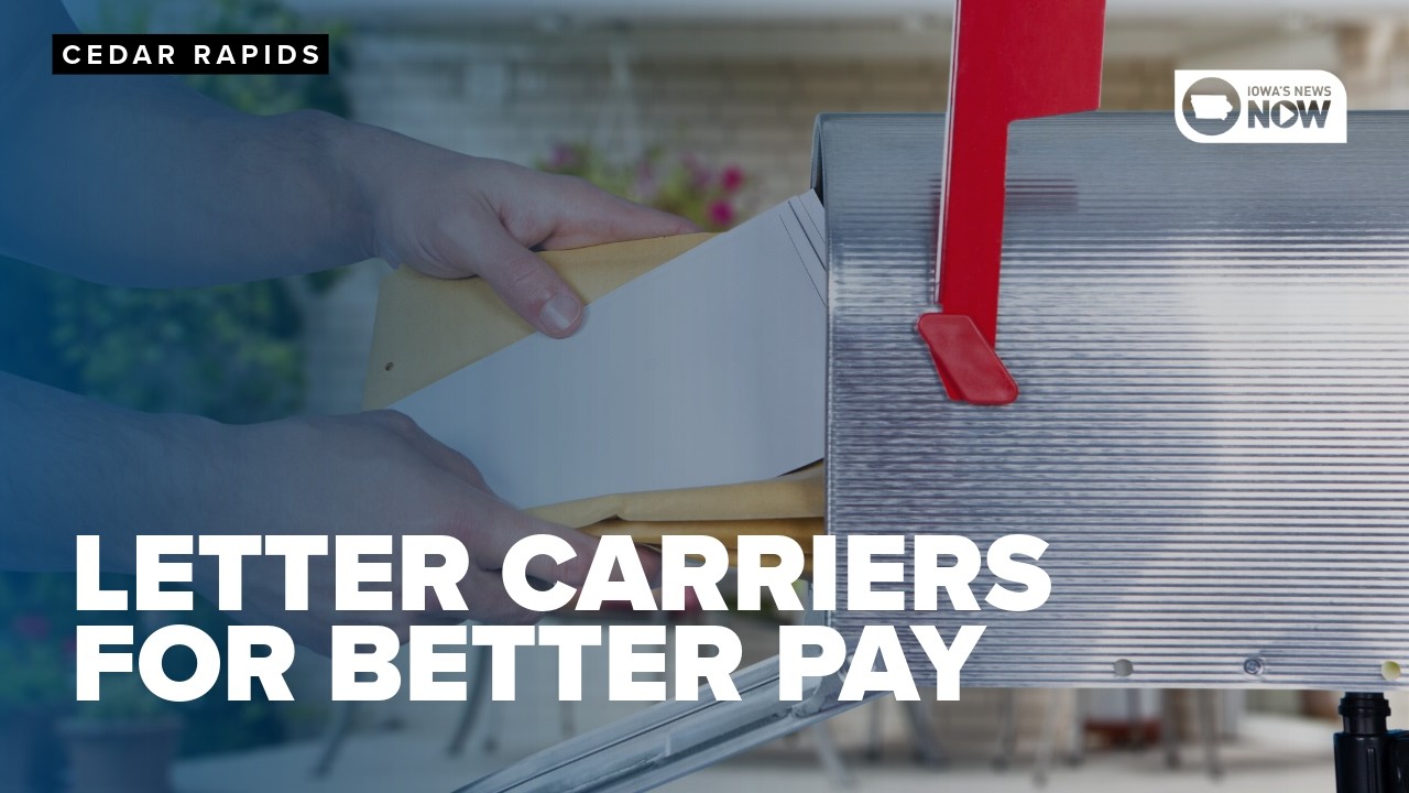 Cedar Rapids mail carriers push for higher pay ahead of negotiations