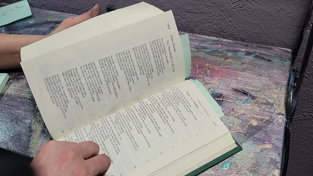 ASMR-Page turning for study & sleep w/ my favorite kind of book paper .Yum! - No Talking!