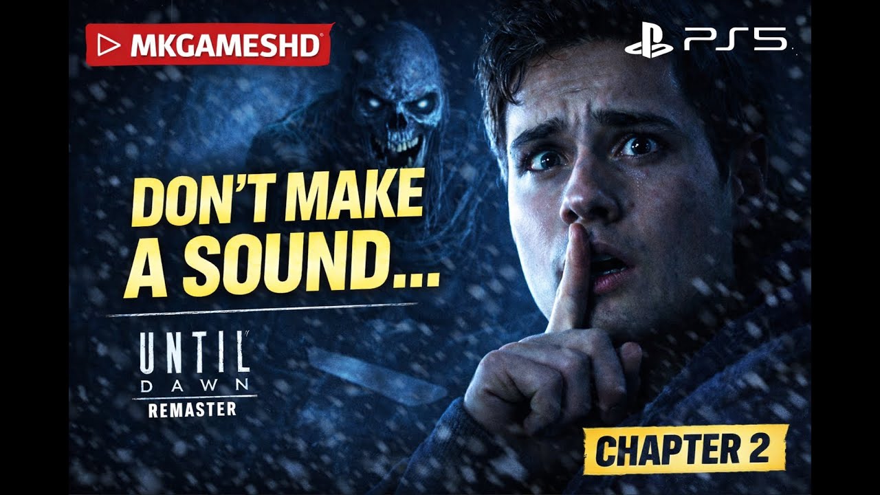 Don’t Make a Sound… 😶‍🌫️ | Until Dawn Remaster – Chapter 2