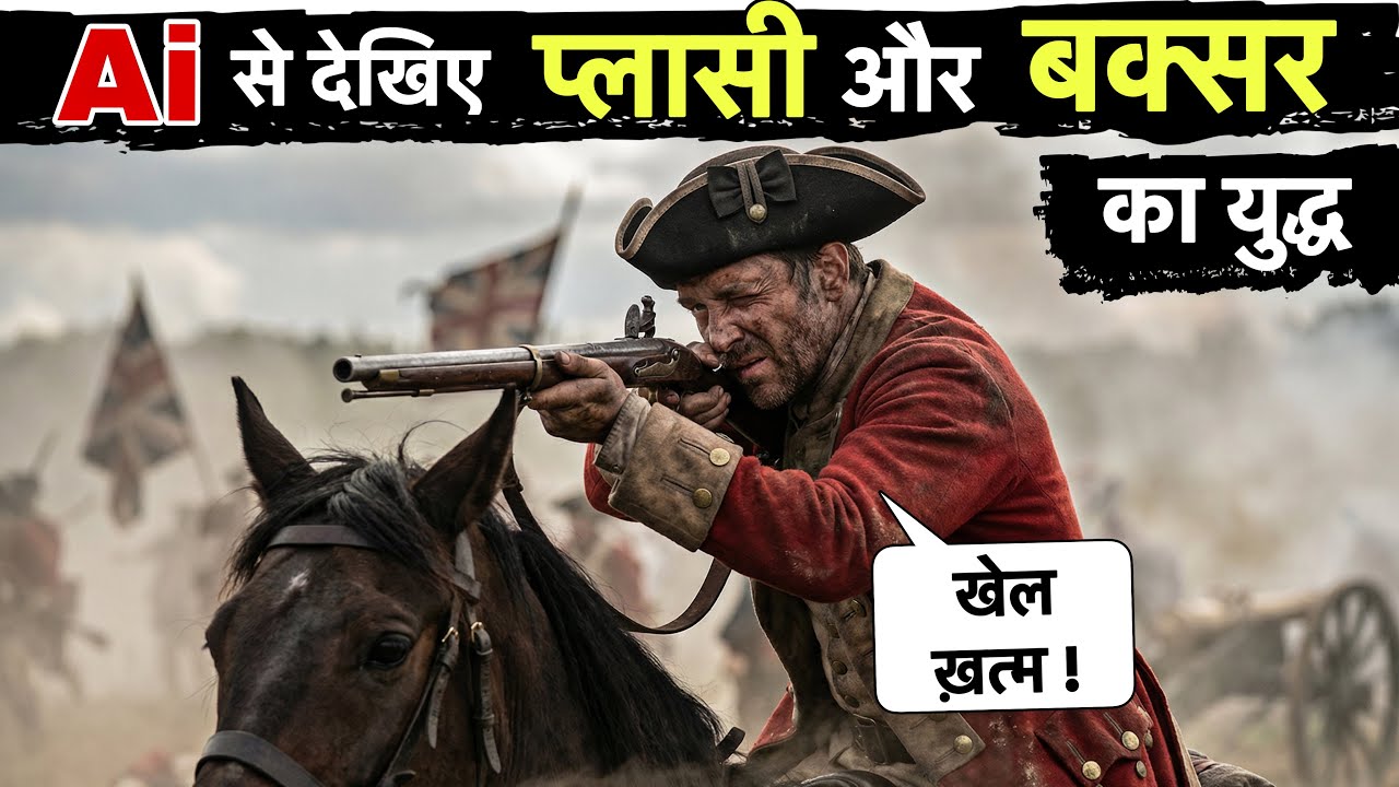 Ai से देखिए प्लासी और बक्सर का युद्ध  ! Battle of Plassey || Battle of Buxar || History #aihistory