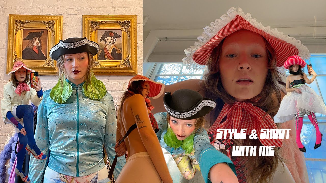 STYLE & SHOOT WITH ME + a very slow start to a closet clean out!!!!!!