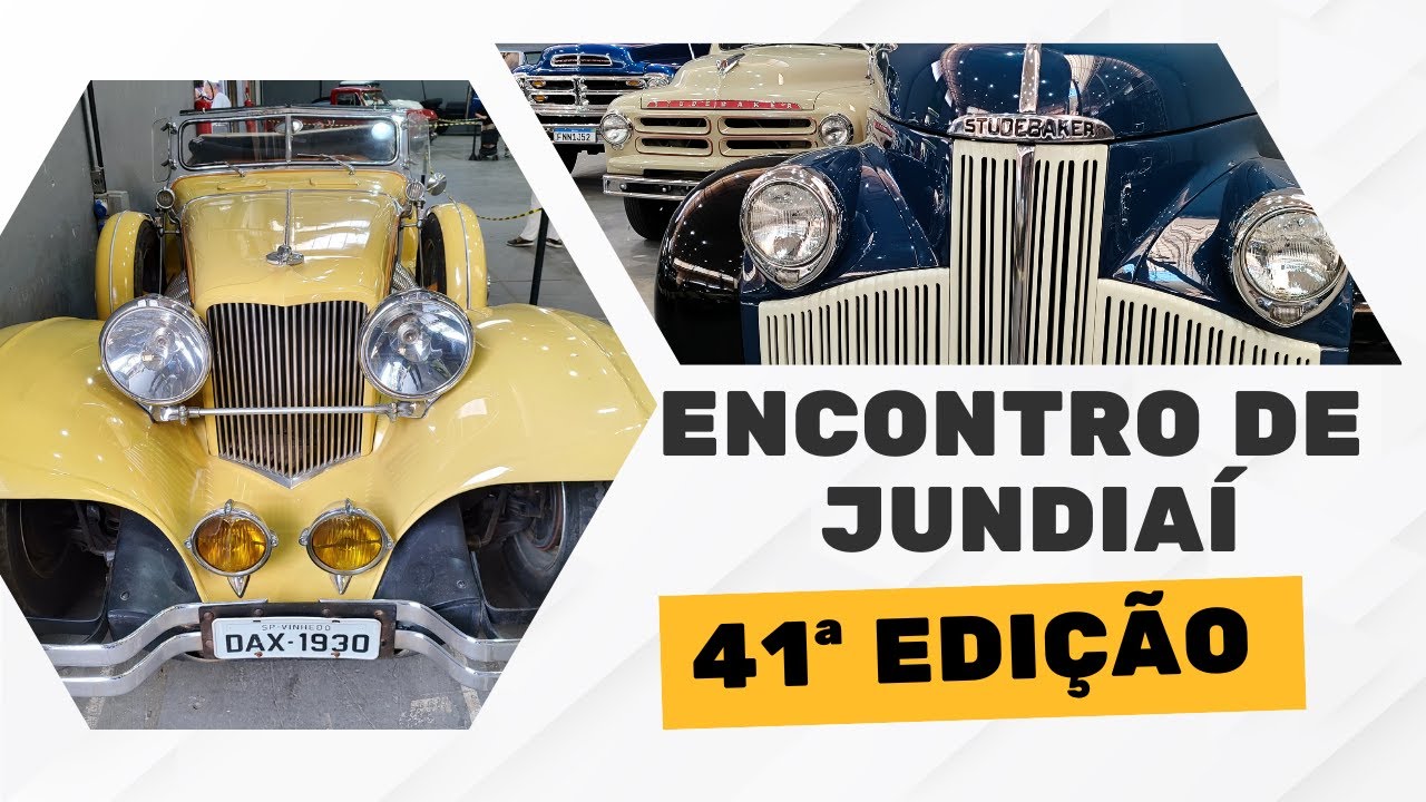 41º Encontro de Carros Antigos de Jundiaí - SP - Parque da Uva - 23 e 24/8/2025