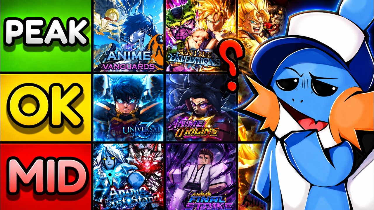 Ranking ALL CURRENT Anime Tower Defense Games on Roblox (2026)