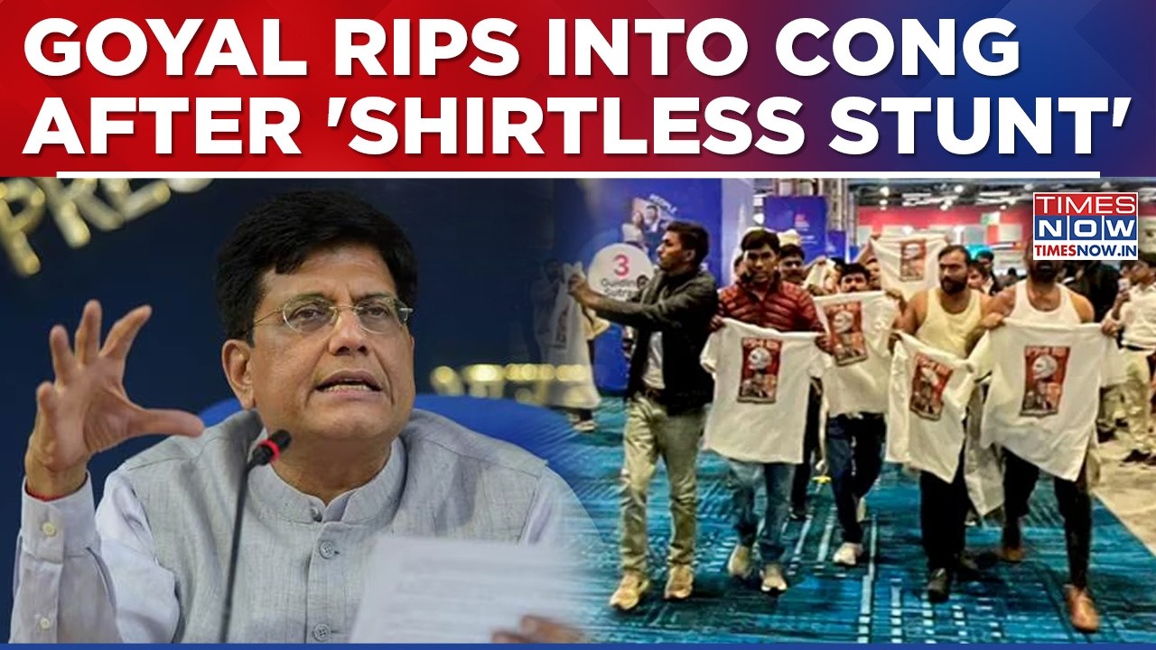 'Shirtless Stunt': Piyush Goyal Lashes Out At Congress After AI Summit Scandal, Modi Mantri Says...