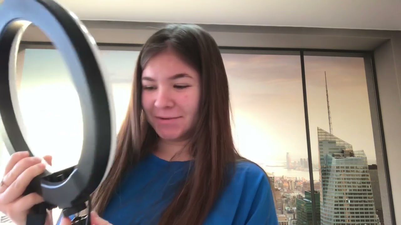 Не хотела , но пришлось . Распаковка ЦВЕТНОЙ кольцевой лампы! Занимаюсь ли я БРОВЯМИ ?