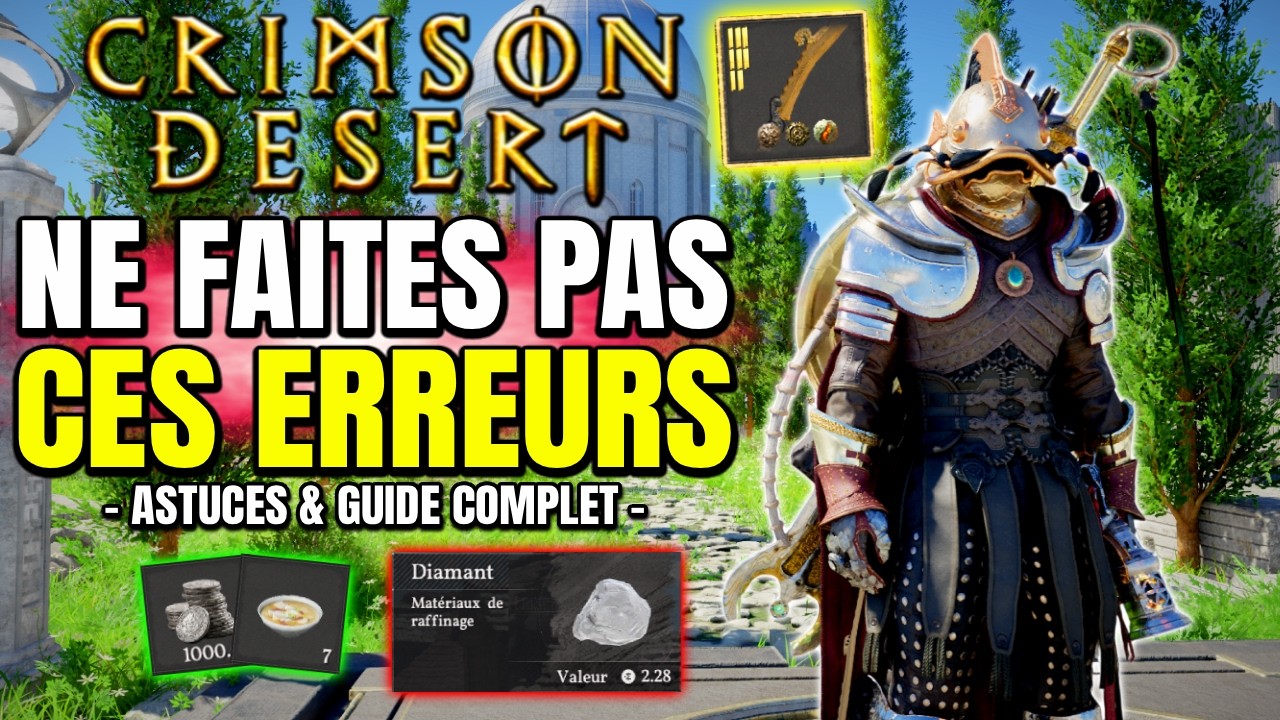 Crimson Desert - ENCORE DES ASTUCES à absolument savoir pour BIEN DÉBUTER (Guide Complet)