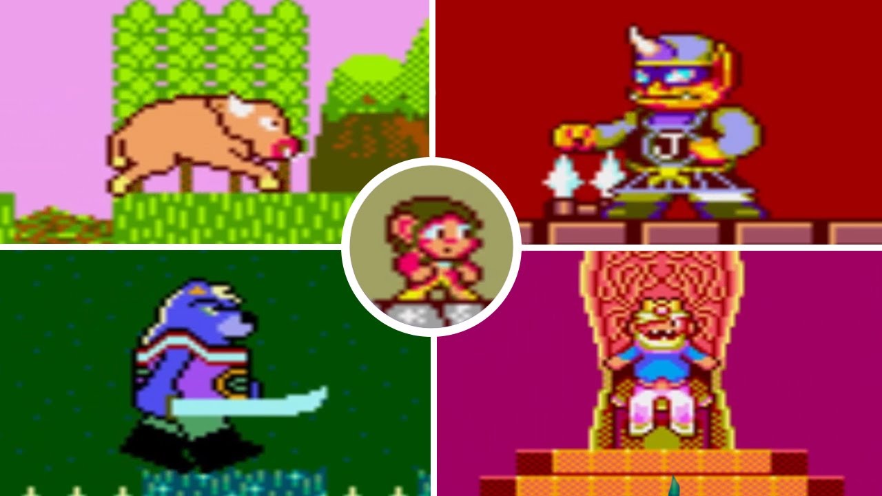 Game n&deg;273 - Alex Kidd in Radaxian Rumble ( Master System ) All bosses