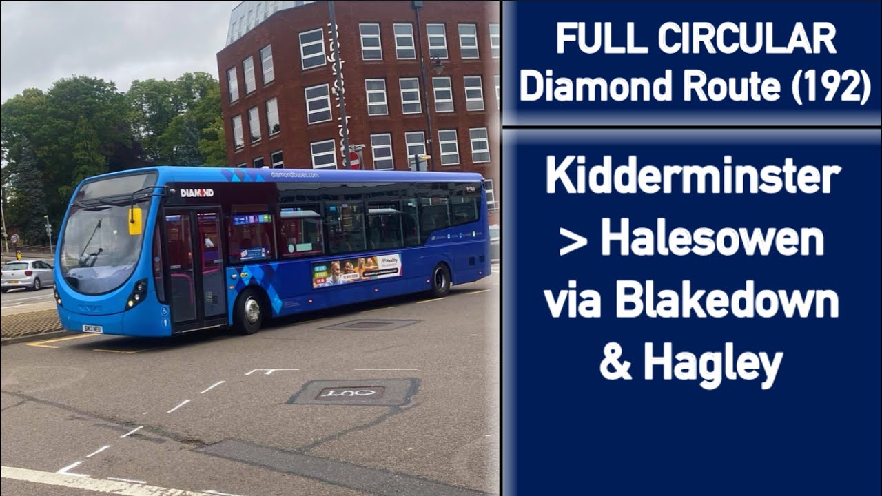 FULL JOURNEY | Diamond Route (192) Kidderminster - Halesowen