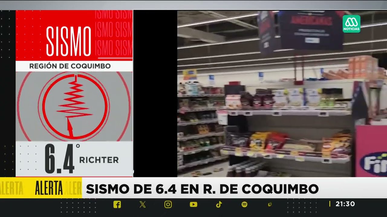Temblor de 6.4 sacudió zona norte de Chile | 06 de septiembre 2023