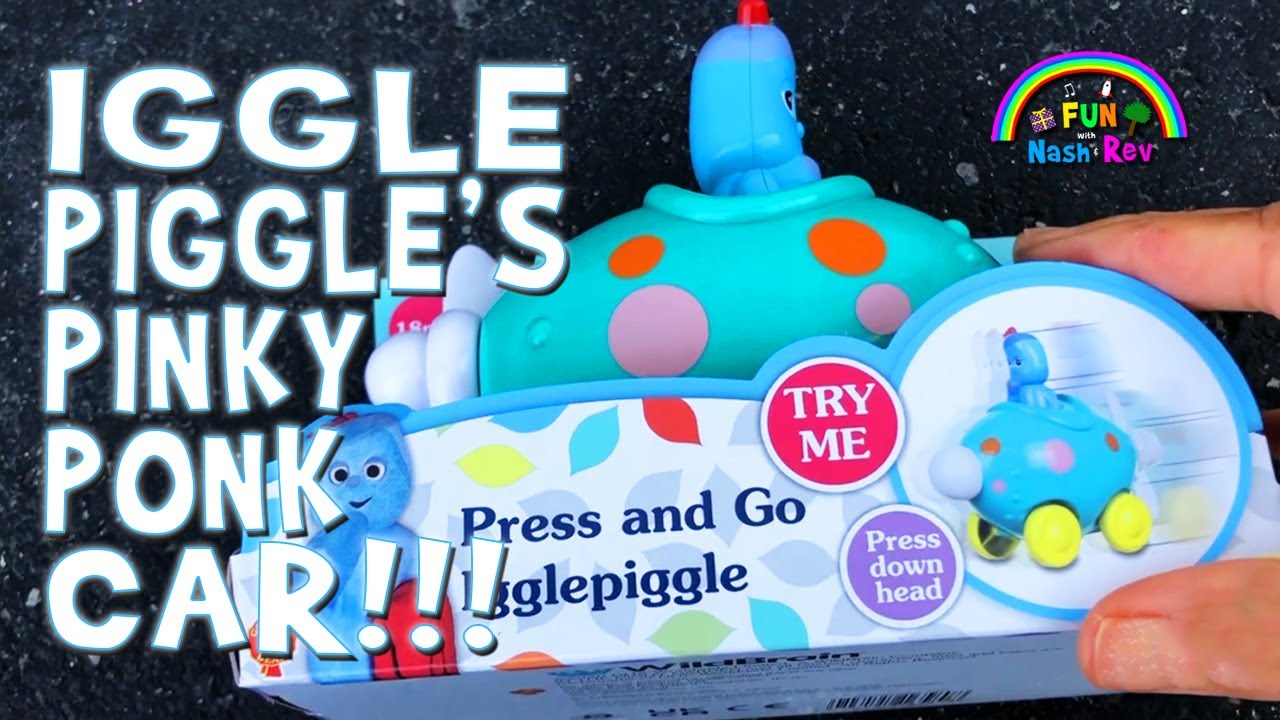 IGGLE PIGGLE's PINKY PONK Car!!!  For KIDS!!!