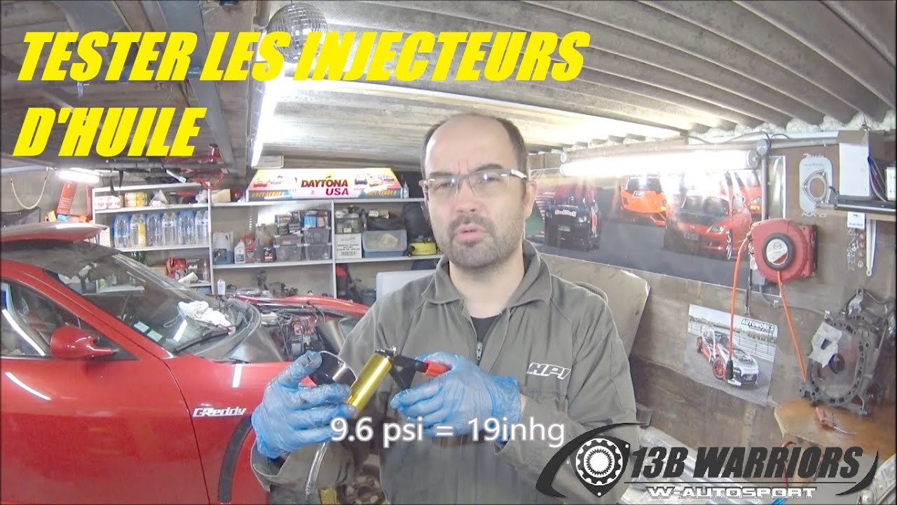 [ROTARY TECH] TESTER LES INJECTEURS D'HUILE DE LA MAZDA RX8 S1