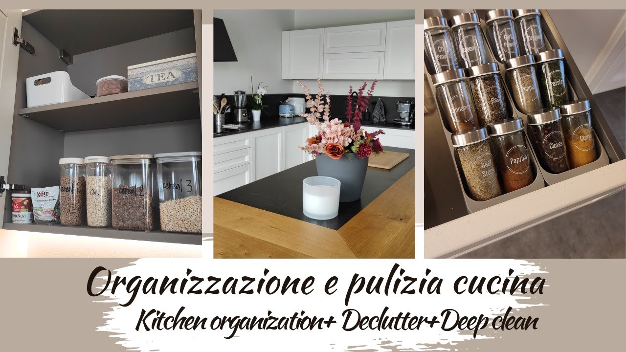 Organizzazione e pulizia della cucina | Kitchen organization