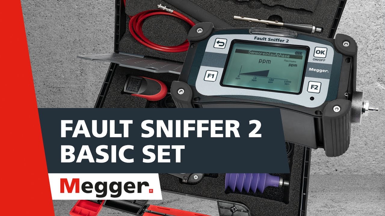 Find the cause of a power outage quickly and easily | Unboxing Megger Fault Sniffer 2 - basic set