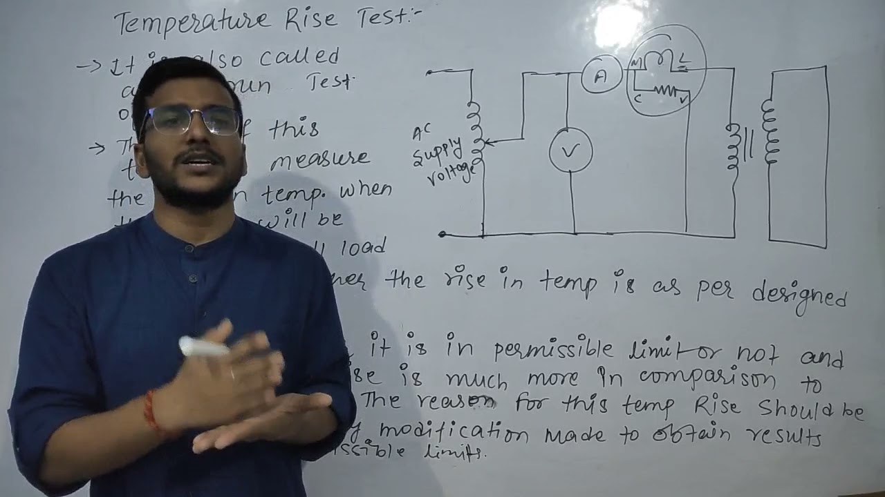 Unit 4 Lect 12 || Temperature Rise Test ||