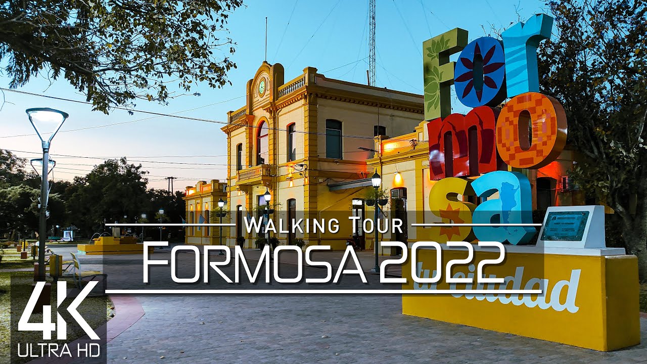 【4K 60fps】🇦🇷 VIRTUAL WALKING TOUR: 🚶 «Formosa - Argentina 2022» 🎧 ORIGINAL SOUNDS 🚫 NO COMMENT 📺 UHD