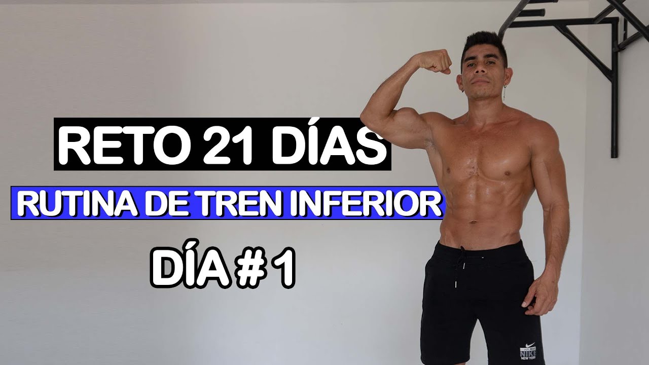 RETO 21 Días de Ejercicio - Rutina de Tren Inferior - Día 1 (15 Minutos)