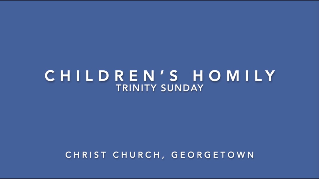 Children's Homily | Trinity Sunday