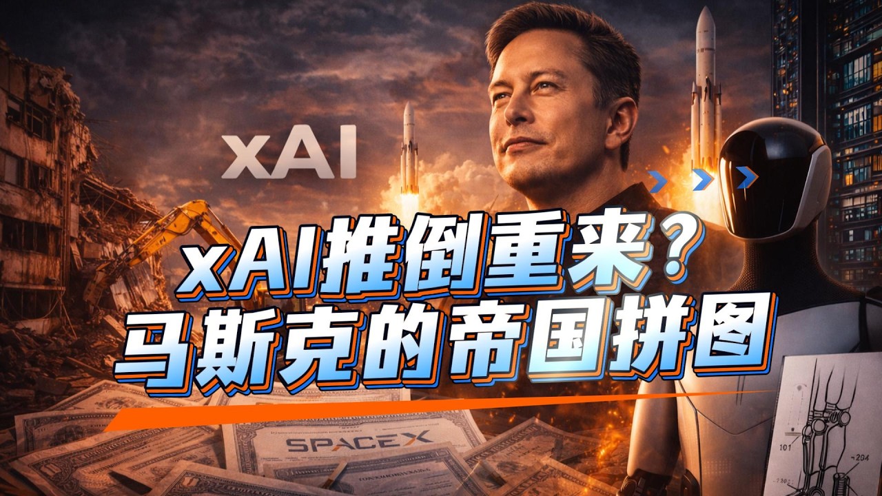 3/13 马斯克承认 xAI 第一次没建对｜特斯拉 20 亿投资自动换成 SpaceX 股权｜标普为 SpaceX IPO 改规则｜X 在欧洲一边打官司一边改蓝勾｜擎天柱充电专利“#马斯克 #特斯拉