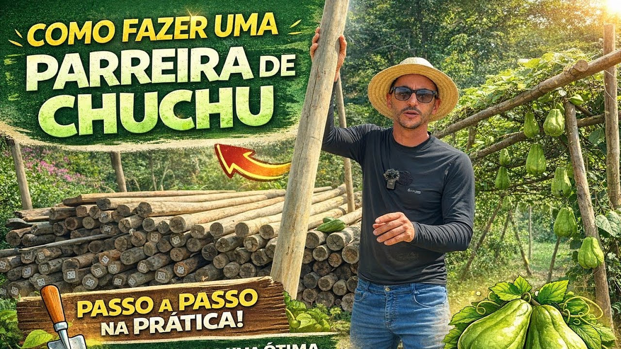 COMO FAZER UMA PARREIRA DE CHUCHU: O PASSO A PASSO PARA UMA COLHEITA DE SUCESSO!
