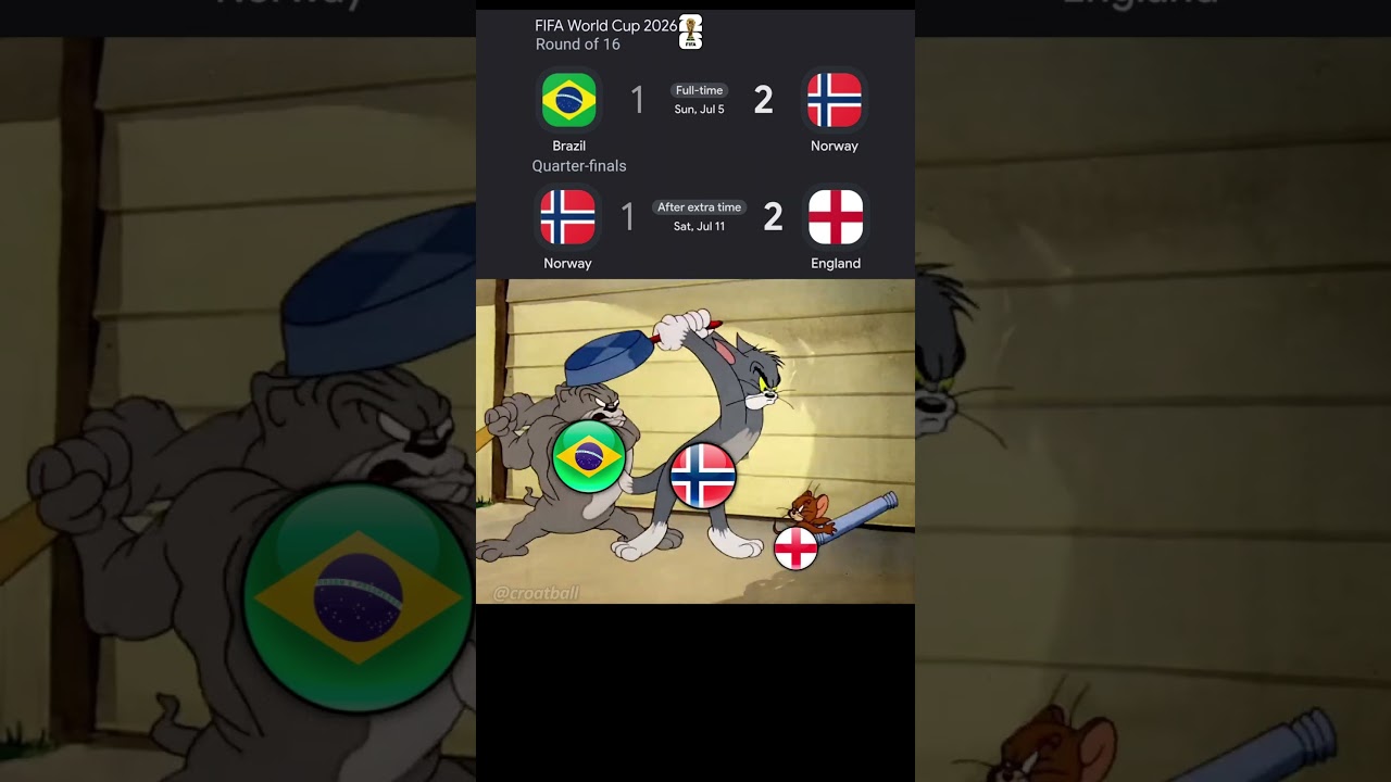 Brasil vs Norway vs England | #FIFAWorldCup2026