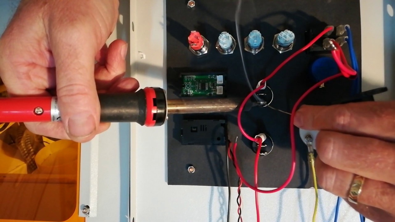 K40 Laser upgraded control panel wiring Part 2 Mains wiring.