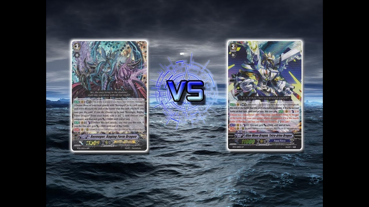 Revenger, Raging Form Dragon vs Blue Wave Dragon, Tetra-drive Dragon