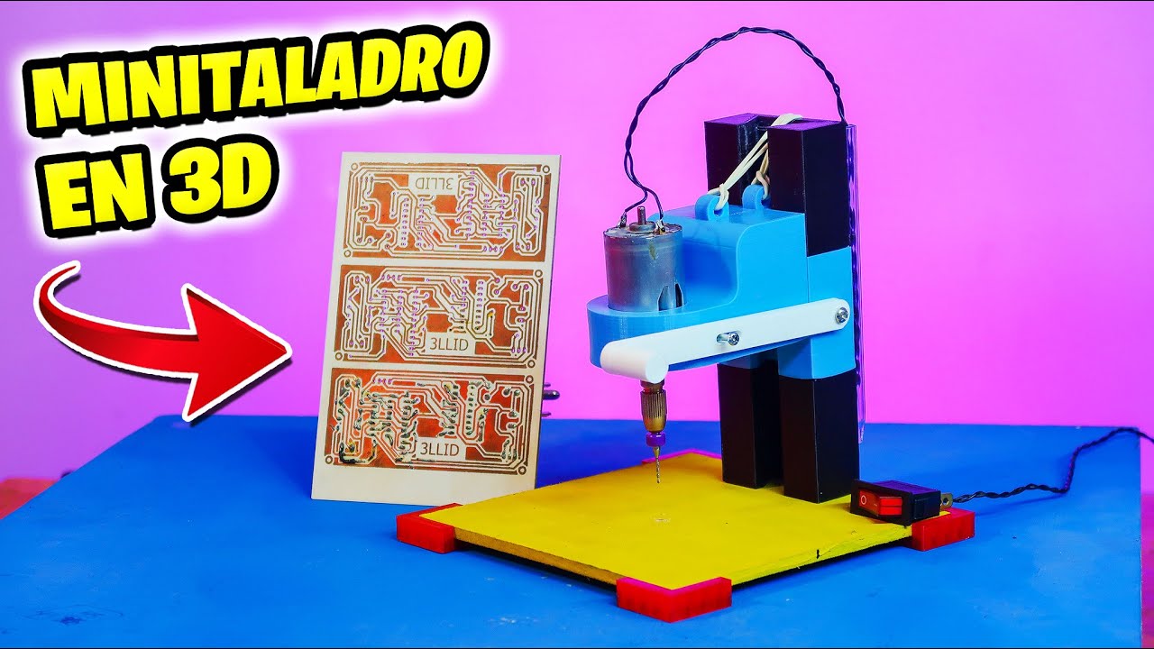 DYI MINITALADRO IMPRESO EN 3D | P3D